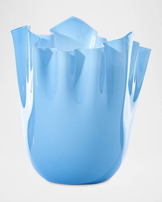 Venini Fazzoletto Vase, 12"